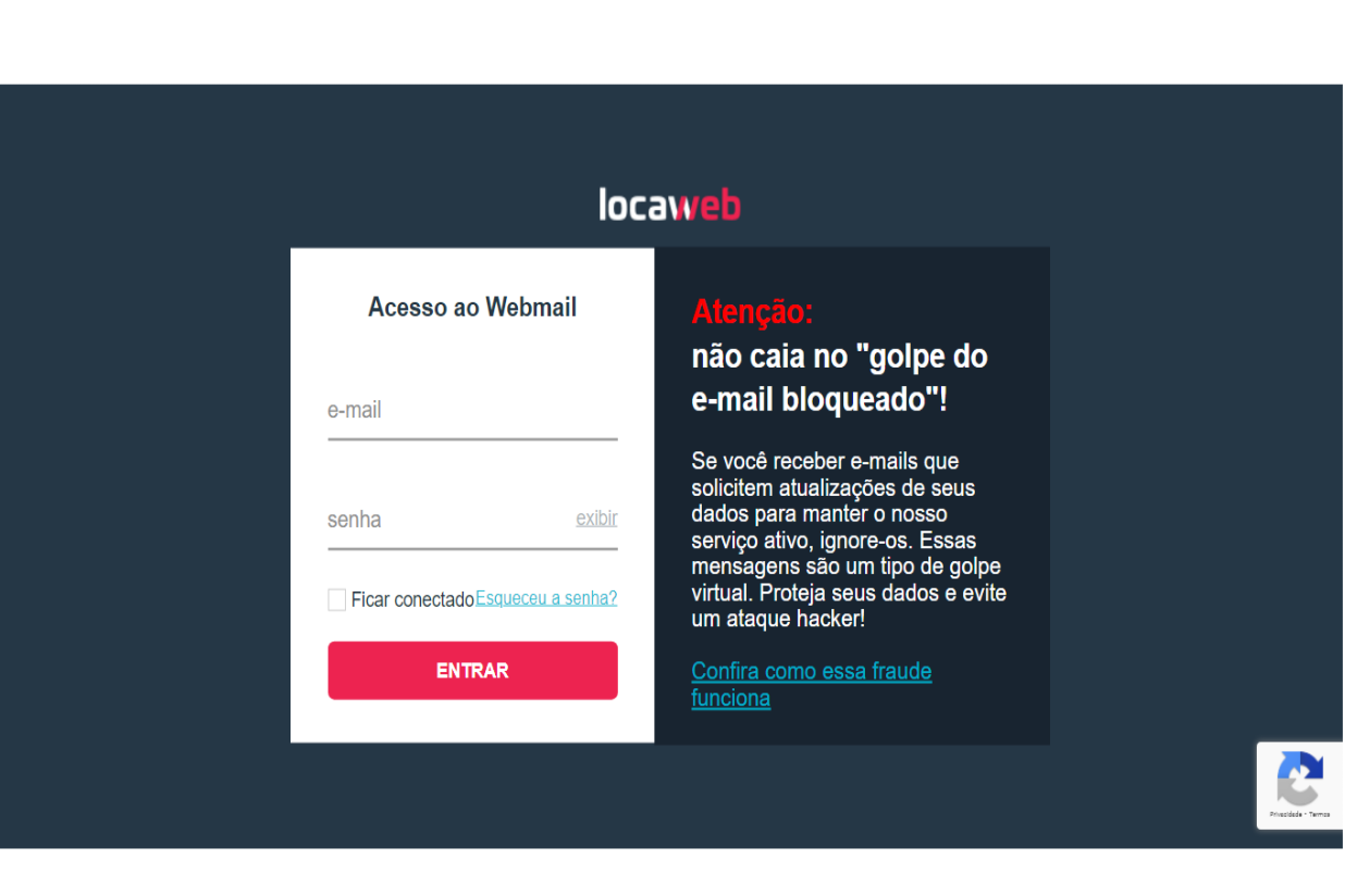 Acesso ao WebMail - Locaweb